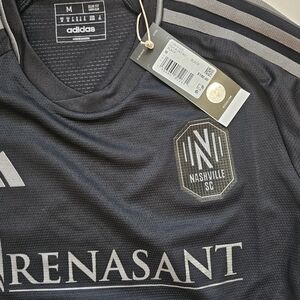 Nashville SC 23/24 Johnny Cash Adidas Authentic Soccer Jersey Size M NWT IC9619